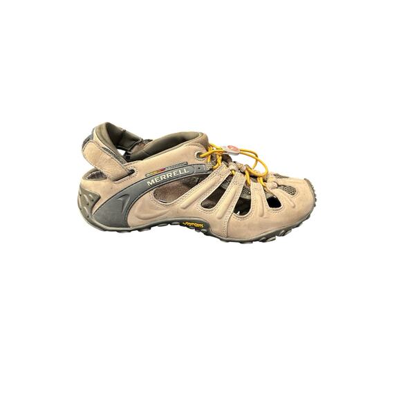 Merrell performance tan sandals continuum vibram adjustable, air cushion size 11 - Picture 1 of 13